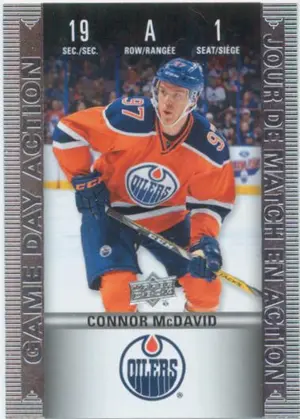2019-20 TIM HORTONS - CONNOR McDAVID #HGD-1 GAME DAY ACTION