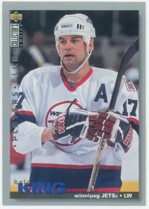 1995-96 COLLECTOR'S CHOICE - KRIS KING #215 PLAYER'S CLUB