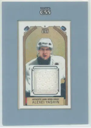 2003-04 TOPPS C55 - ALEXEI YASHIN #TR-AY FRAMED MINI RELICS