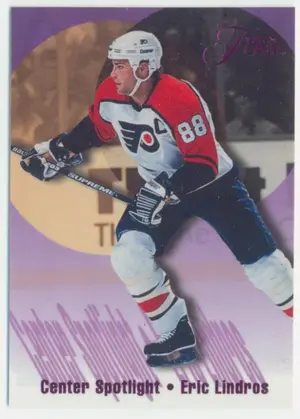 1994-95 FLAIR - ERIC LINDROS #7 CENTER SPOTLIGHT