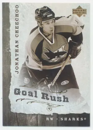 2006-07 UPPER DECK - JONATHAN CHEECHOO #GR1 GOAL RUSH