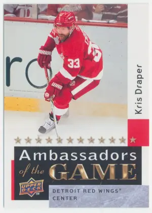 2009-10 UPPER DECK - KRIS DRAPER #AG37 AMBASSADORS OF THE GAME