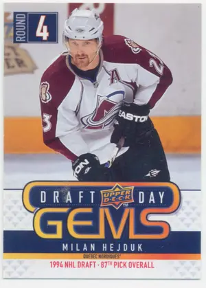 2009-10 UPPER DECK - MILAN HEJDUK #GEM18 DRAFT DAY GEMS