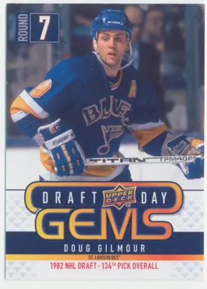 2009-10 UPPER DECK - DOUG GILMOUR #GEM21 DRAFT DAY GEMS