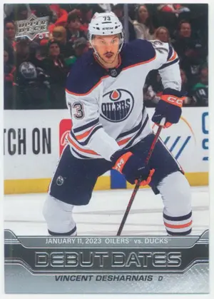 2023-24 UPPER DECK - VINCENT DESHARNAIS #DD-9 DEBUT DATES