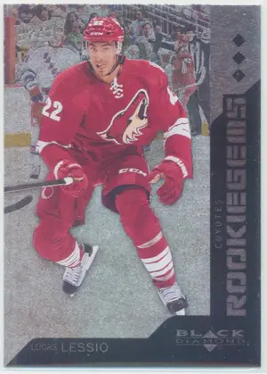 2013-14 BLACK DIAMOND - LUCAS LESSIO #179 ROOKIE GEMS