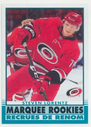 2020-21 O-PEE-CHEE - STEVEN LORENTZ #619 MARQUEE ROOKIES RETRO