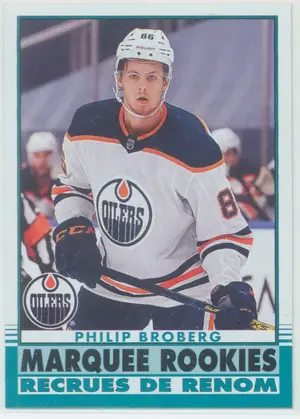 2020-21 O-PEE-CHEE - PHILIP BROBERG #625 MARQUEE ROOKIES RETRO