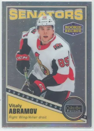 2019-20 O-PEE-CHEE PLATINUM - VITALY ABRAMOV #R-59 ROOKIE RETRO