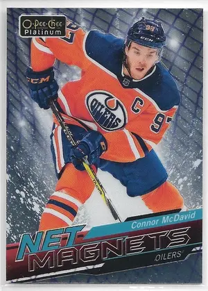 2018-19 OPC Platinum Net Magnets #NM-10 Connor McDavid
