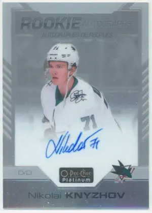 2020-21 O-PEE-CHEE PLATINUM - NIKOLAI KNYZHOV #R-NK ROOKIE AUTOGRAPHS