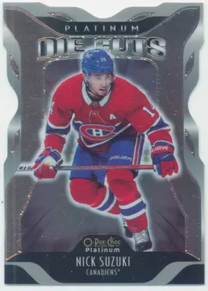 2021-22 O-PEE-CHEE PLATINUM - NICK SUZUKI #DC-17 PLATINUM DIE CUTS