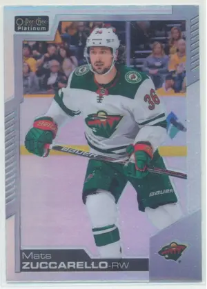 2020-21 O-PEE-CHEE PLATINUM - MATS ZUCCARELLO #94 RAINBOW