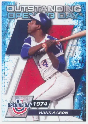2021 Topps Opening Day - Hank Aaron #OOD-10 Outstanding Opening Day