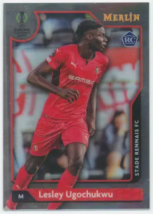 2021-22 Topps Merlin Collection Chrome UCL - Lesley Ugochukwu #8 Rookie