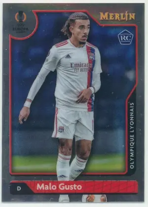 2021-22 Topps Merlin Collection Chrome UCL - Malo Gusto #27 Rookie