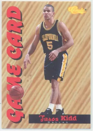 1994 Classic - Jason Kidd #GC2 Game Card