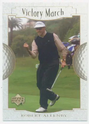 2001 Upper Deck - Robert Allenby #150 Victory March