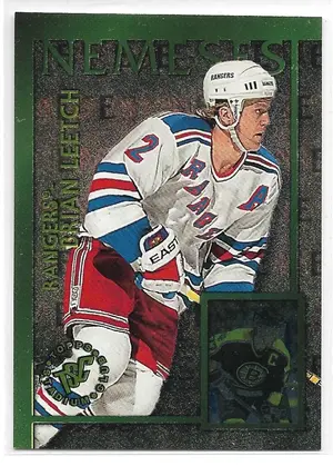 1995-96 Stadium Club Nemeses #N5 Brian Leetch & Ray Bourque