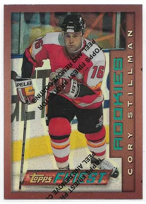 1995-96 Finest Refractors #61 Cory Stillman (Bronze, Rookies)