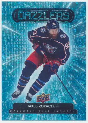 2022-23 UPPER DECK - JAKUB VORACEK #DZ-7 DAZZLERS BLUE