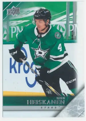 2020-21 UPPER DECK EXTENDED - MIRO HEISKANEN #T-24 2005-06 UPPER DECK TRIBUTE