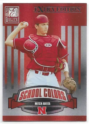 2008 Donruss Elite Extra Edition School Colors #SC-23 Mitch Abeita (0405/1500)