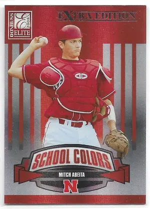 2008 Donruss Elite Extra Edition School Colors #SC-23 Mitch Abeita (0405/1500)