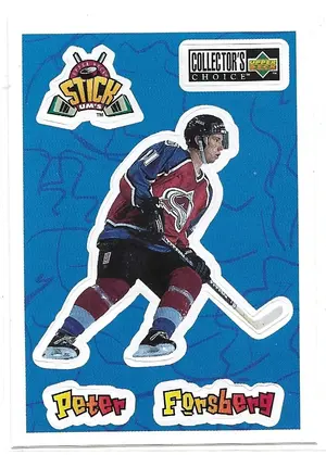 1996-97 Collector's Choice Stick Ums #S3 Peter Forsberg