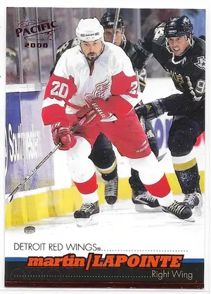 1999-00 Pacific Red #141 Martin Lapointe