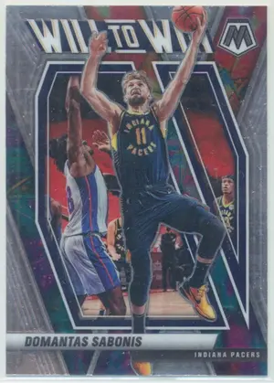 2020-21 Panini Mosaic - Domantas Sabonis #19 Will to Win