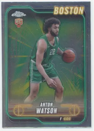 2024-25 Topps Chrome - Anton Watson #107 RC