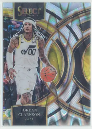 2023-24 Panini Select - Jordan Clarkson #168 Premier Tectonic Prizm Parallel