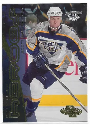 2000-01 UD Heroes #168 Scott Hartnell RC