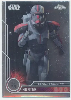 2023 Topps Chrome Star Wars - Hunter #81