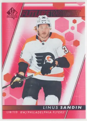 2022-23 SP AUTHENTIC - LINUS SANDIN #186 FUTURE WATCH LIMITED RED