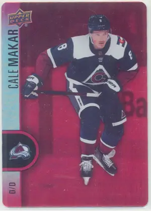 2022-23 TIM HORTONS - CALE MAKAR #DC-7 RED DIE CUT