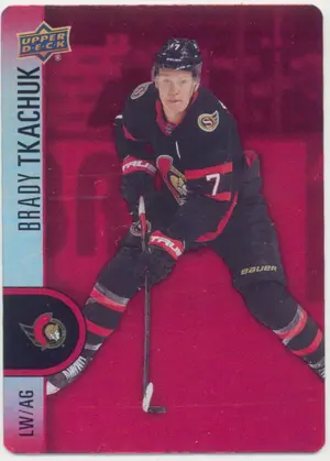 2022-23 TIM HORTONS - BRADY TKACHUK #DC-9 RED DIE CUT