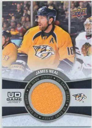 2015-16 UPPER DECK - JAMES NEAL #GJ-JN UD GAME JERSEY