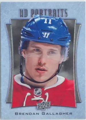 2016-17 UPPER DECK - BRENDAN GALLAGHER #P-45 UD PORTRAITS