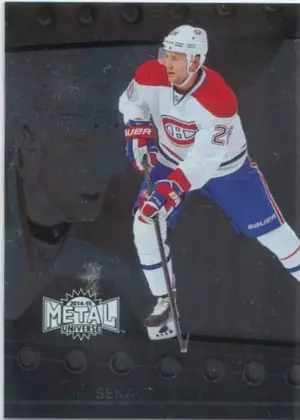 2014-15 FLEER SHOWCASE - JIRI SEKAC #32 METAL UNIVERSE