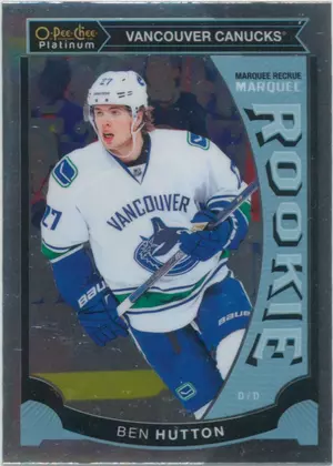 2015-16 O-PEE-CHEE PLATINUM - BEN HUTTON #M23 MARQUEE ROOKIE