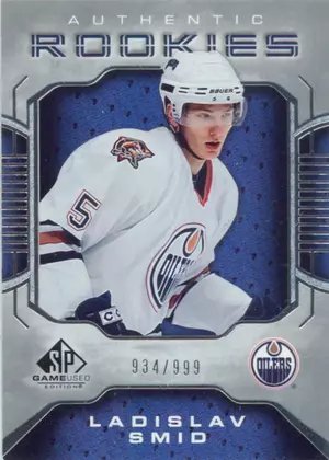 2006-07 SP GAME USED - LADISLAV SMID #118 AUTHENTIC ROOKIES 934/999