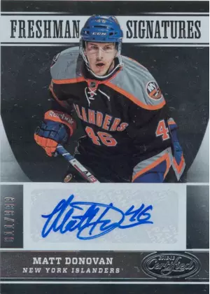 2012-13 CERTIFIED - MATT DONOVAN #170 FRESHMAN SIGNATURES 811/999