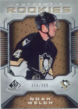 2006-07 SP GAME USED - NOAH WELCH #145 AUTHENTIC ROOKIES 356/999