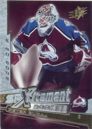 2005-06 SPX - PETER BUDAJ #XR-PB SPXCITEMENT ROOKIES 687/999
