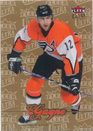 2007-08 FLEER ULTRA - SIMON GAGNE #54 GOLD MEDALLION