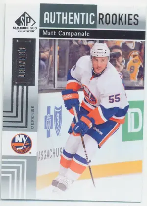2011-12 SP GAME USED - MATT CAMPANALE #149 AUTHENTIC ROOKIES 160/699