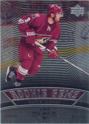 2006-07 BLACK DIAMOND - KEITH YANDLE #157 ROOKIE GEMS TRIPLE DIAMOND