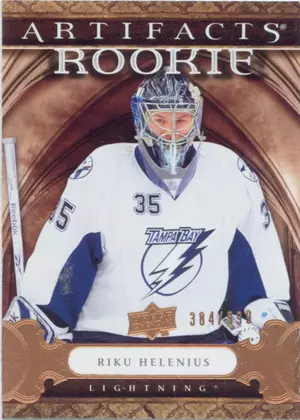 2009-10 ARTIFACTS - RIKU HELENIUS #169 ROOKIE 384/999